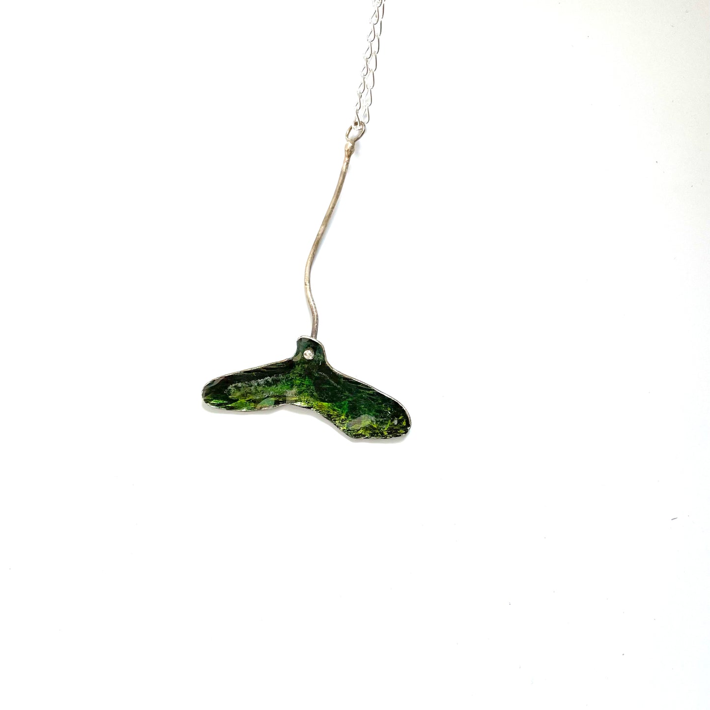 Maple Key (Winter) Pendant