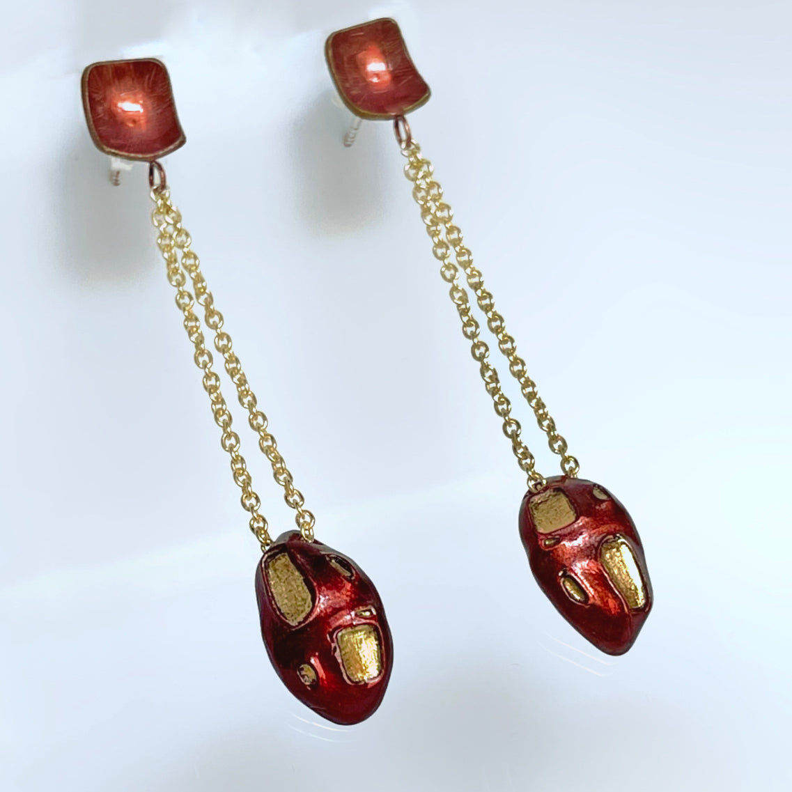 Blister Pod Chandelier Earrings