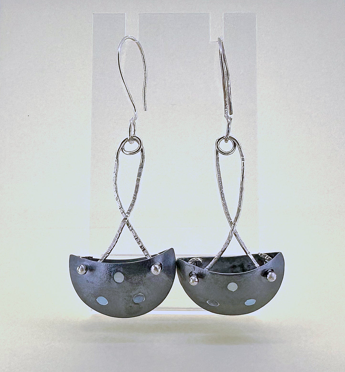 Half Moon Boat Earrings
