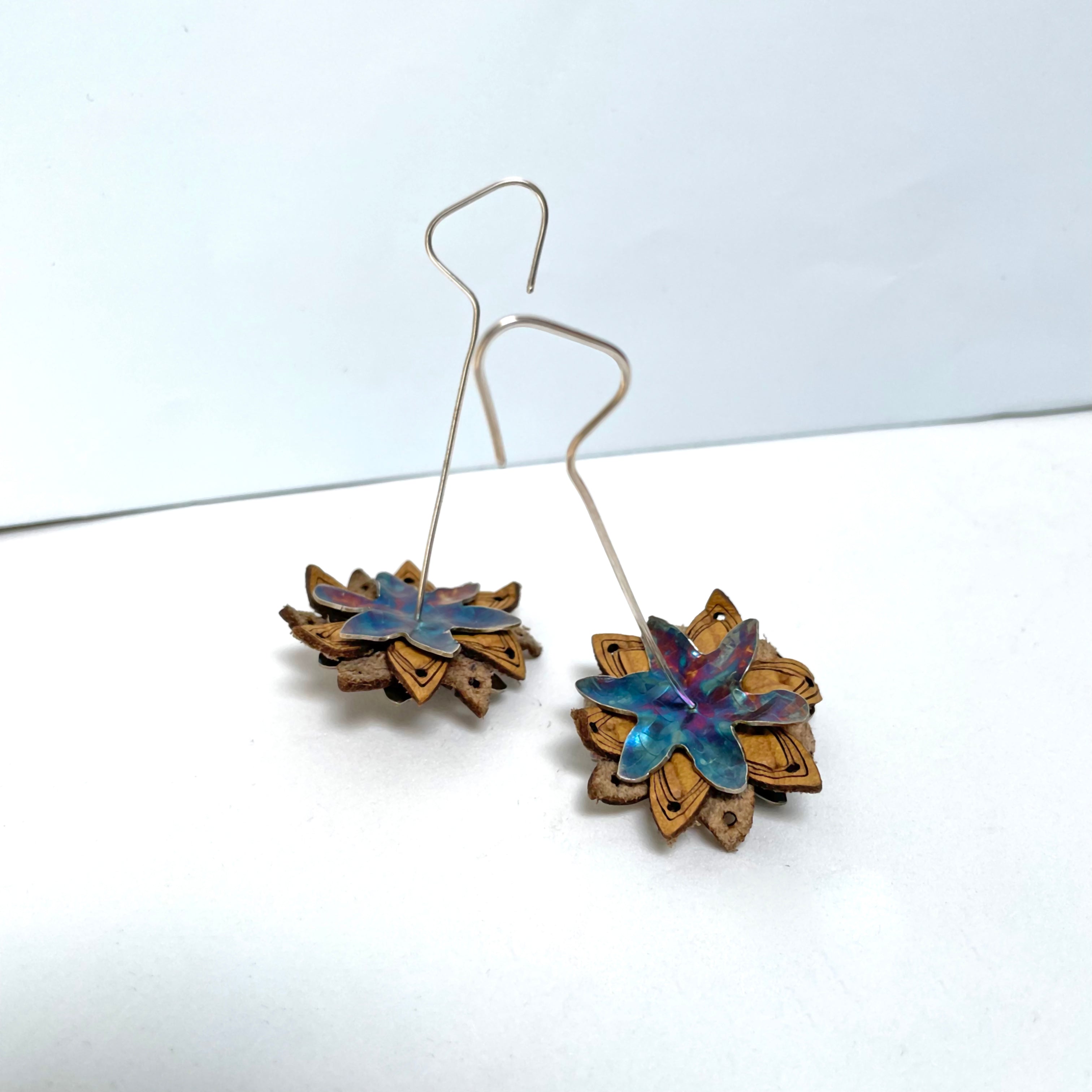 Rainbow hot sale chandelier earrings