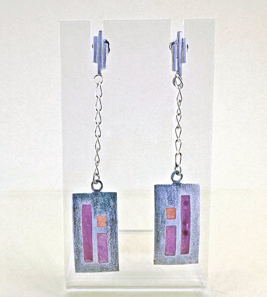 Skyscraper Rose Chandelier Earrings